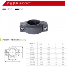 PVC拷贝林卡箍　DN15-DN100 20mm-110mm 1/2寸-4寸